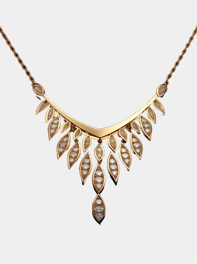 Dewdrop Gemstone Necklace